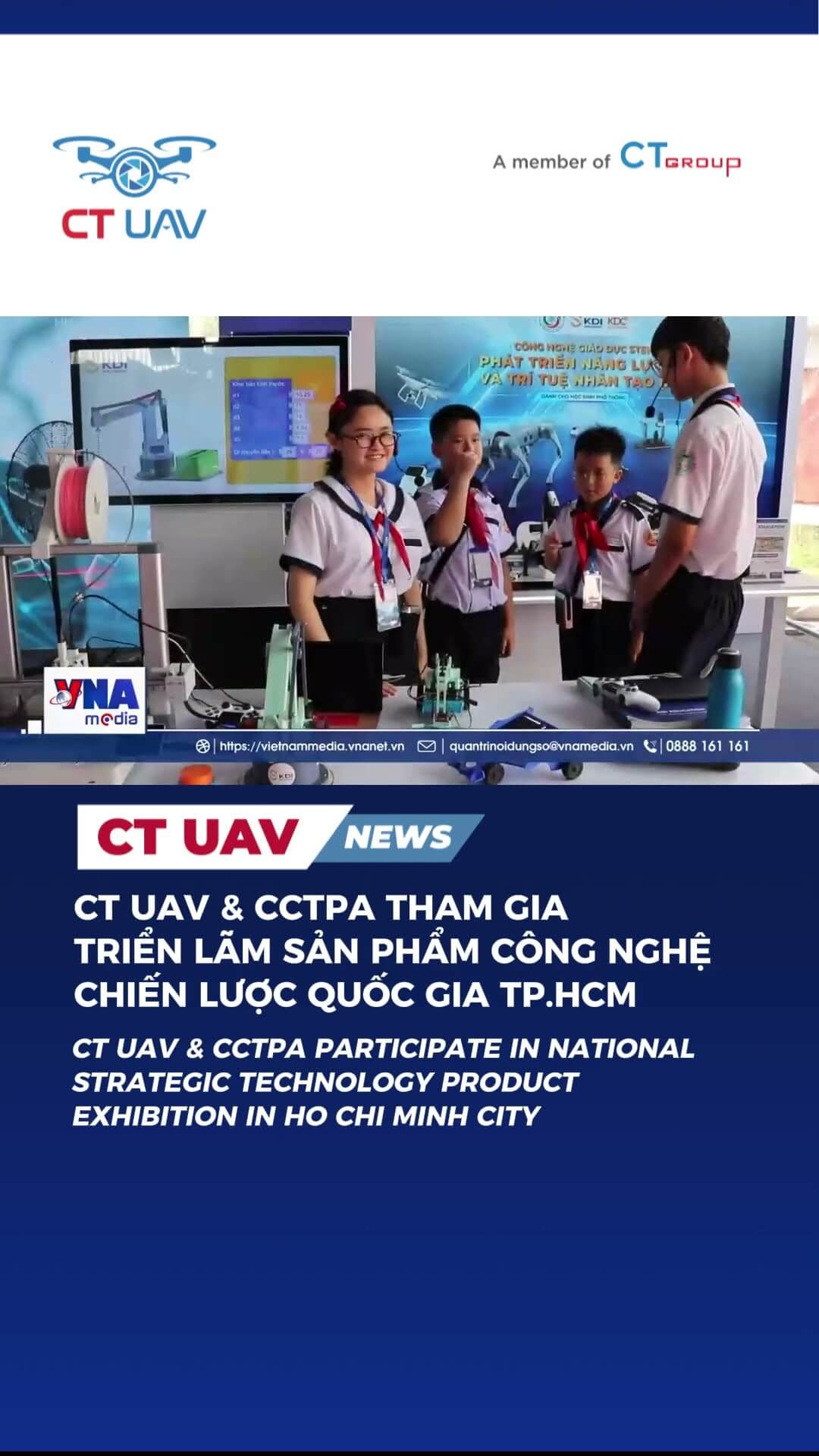 CT UAV & CCTPA tham gia Triển lãm sản phẩm Công nghệ chiến lược quốc gia TP.HCM