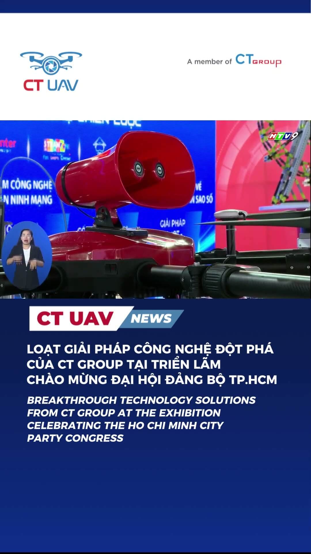Loạt giải pháp công nghệ đột phá của CT GROUP tại triển lãm Chào mừng Đại Hội Đảng bộ TP.HCM.