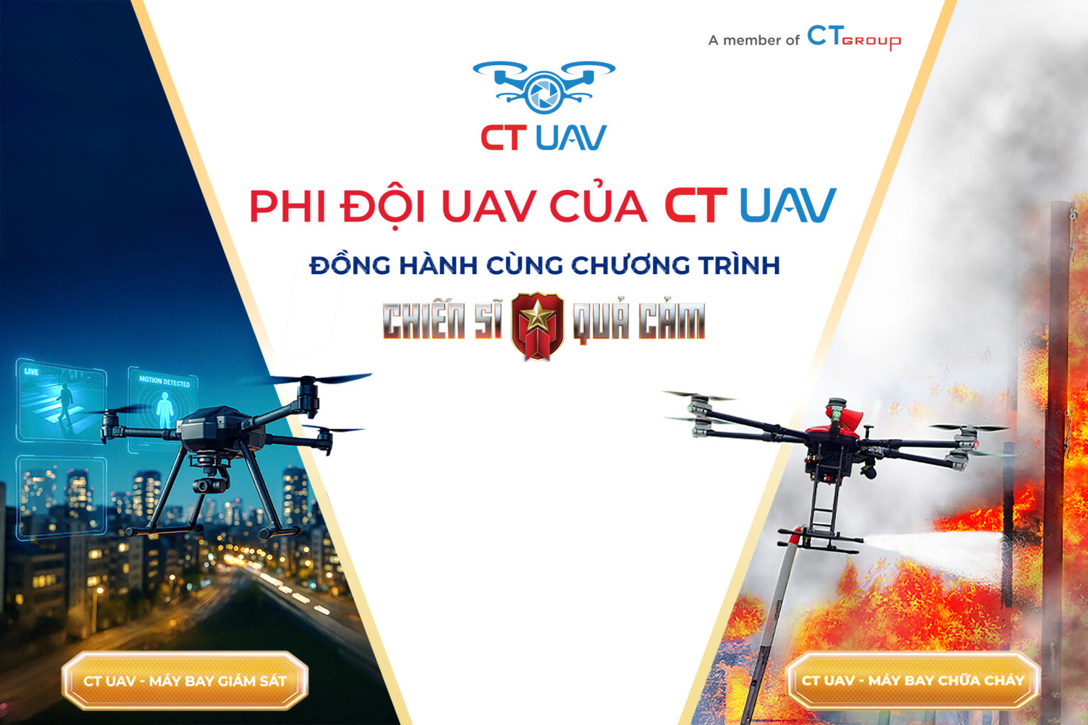 SẮP PHÁT SÓNG: TẬP 15 CHƯƠNG TRÌNH “CHIẾN SỸ QUẢ CẢM” VỚI SỰ XUẤT HIỆN CỦA PHI ĐỘI UAV CỦA CT UAV