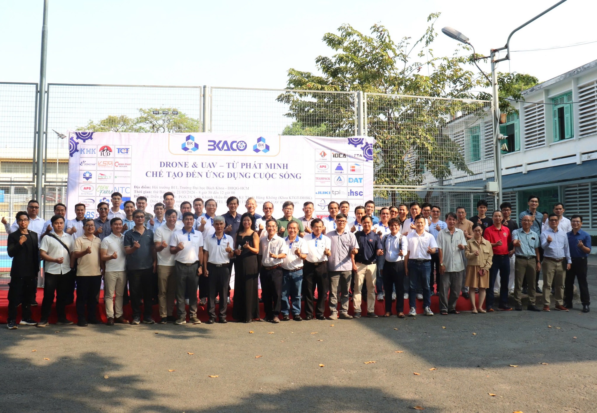 CT UAV ACCOMPANIES THE DRONE & UAV WORKSHOP, ATTRACTING STRONG ACADEMIC INTEREST AT HO CHI MINH CITY UNIVERSITY OF TECHNOLOGY – VNU-HCM
