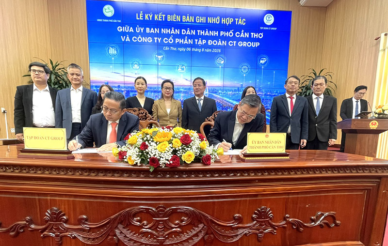 HỢP TÁC VỚI CT GROUP, CẦN THƠ KỲ VỌNG HIỆN THỰC HÓA LỜI GIẢI CÔNG NGHỆ CHO CÁC BÀI TOÁN LỚN